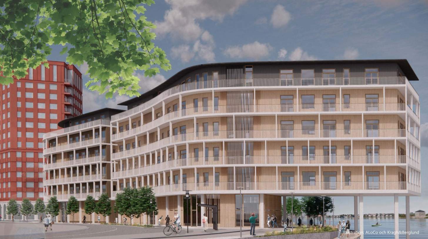 Kvarteret sett från norr